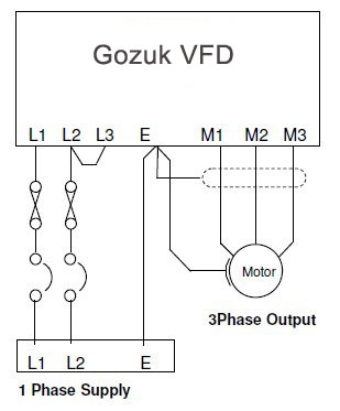 single phase inverter installation diagram